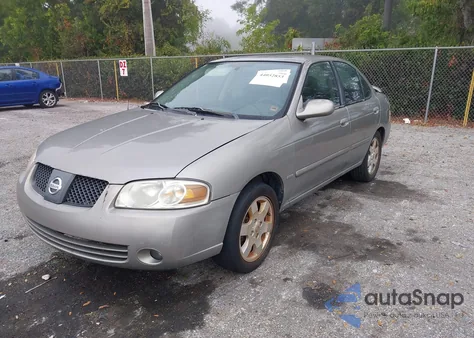 2006 Nissan Sentra 1.8S из США, поврежденный, VIN 3N1CB51D66L480789